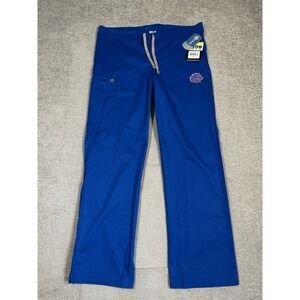 Boise‎ State Broncos WonderWink Wonderwork Scrub Pants 500 Unisex Small Blue